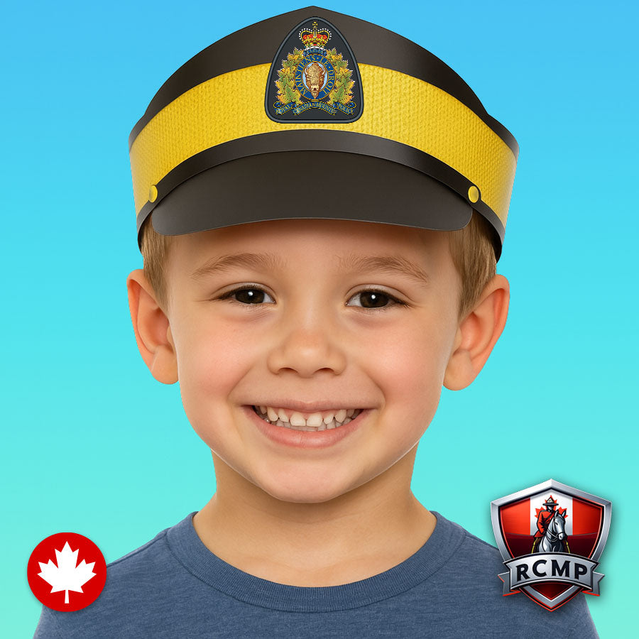 Cardboard RCMP Police Hats