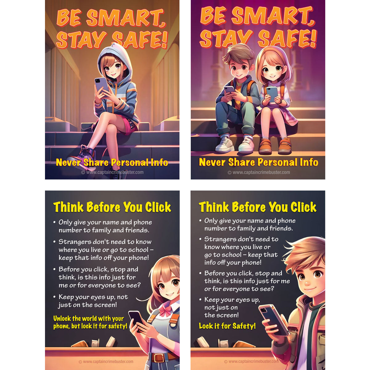 Stickers - Cell Phone Safety (Notebook)