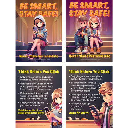 Stickers - Cell Phone Safety (Notebook)