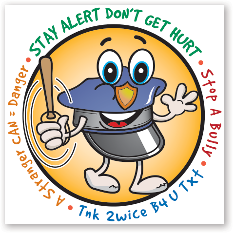 Stickers - Police Pals 2" Square