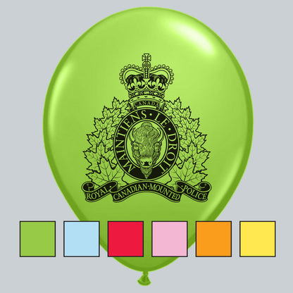 RCMP Crest Balloons