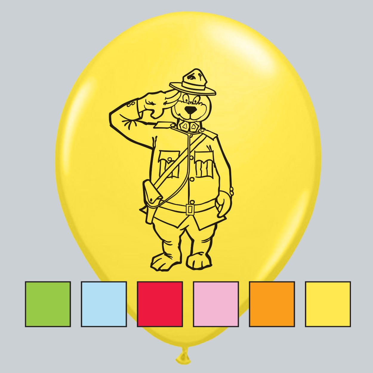RCMP Safety Bear Balloons