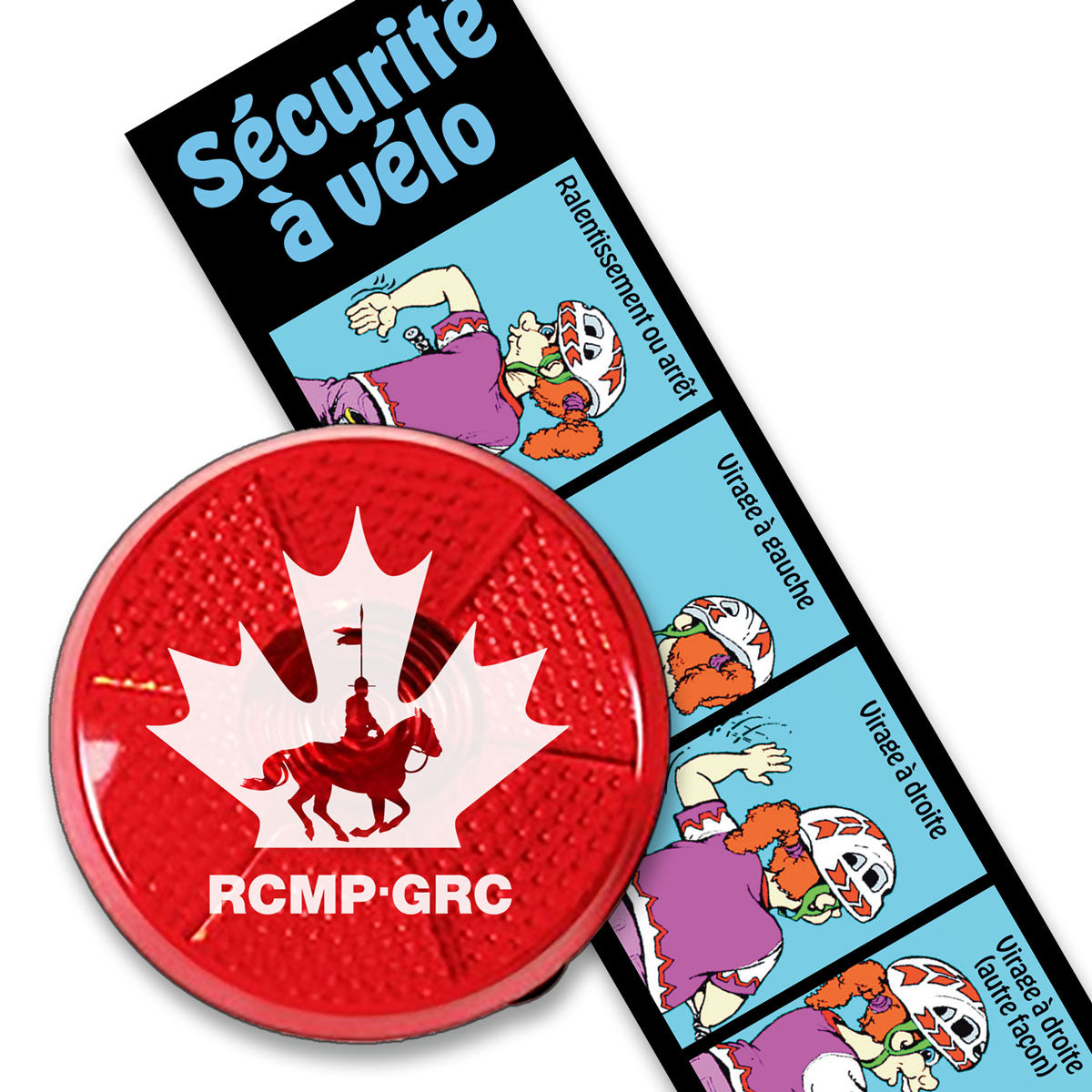 Buttons - RCMP Flashing Clip-On