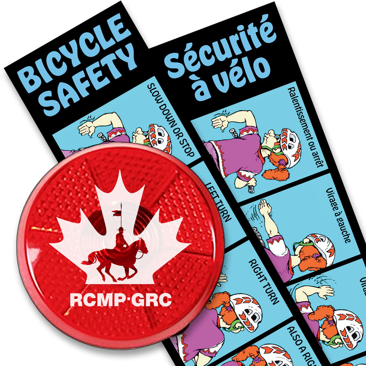 Buttons - RCMP Flashing Clip-On