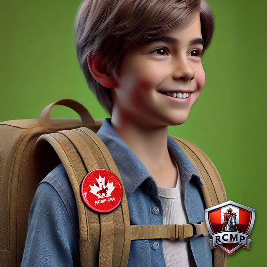 Buttons - RCMP Flashing Clip-On