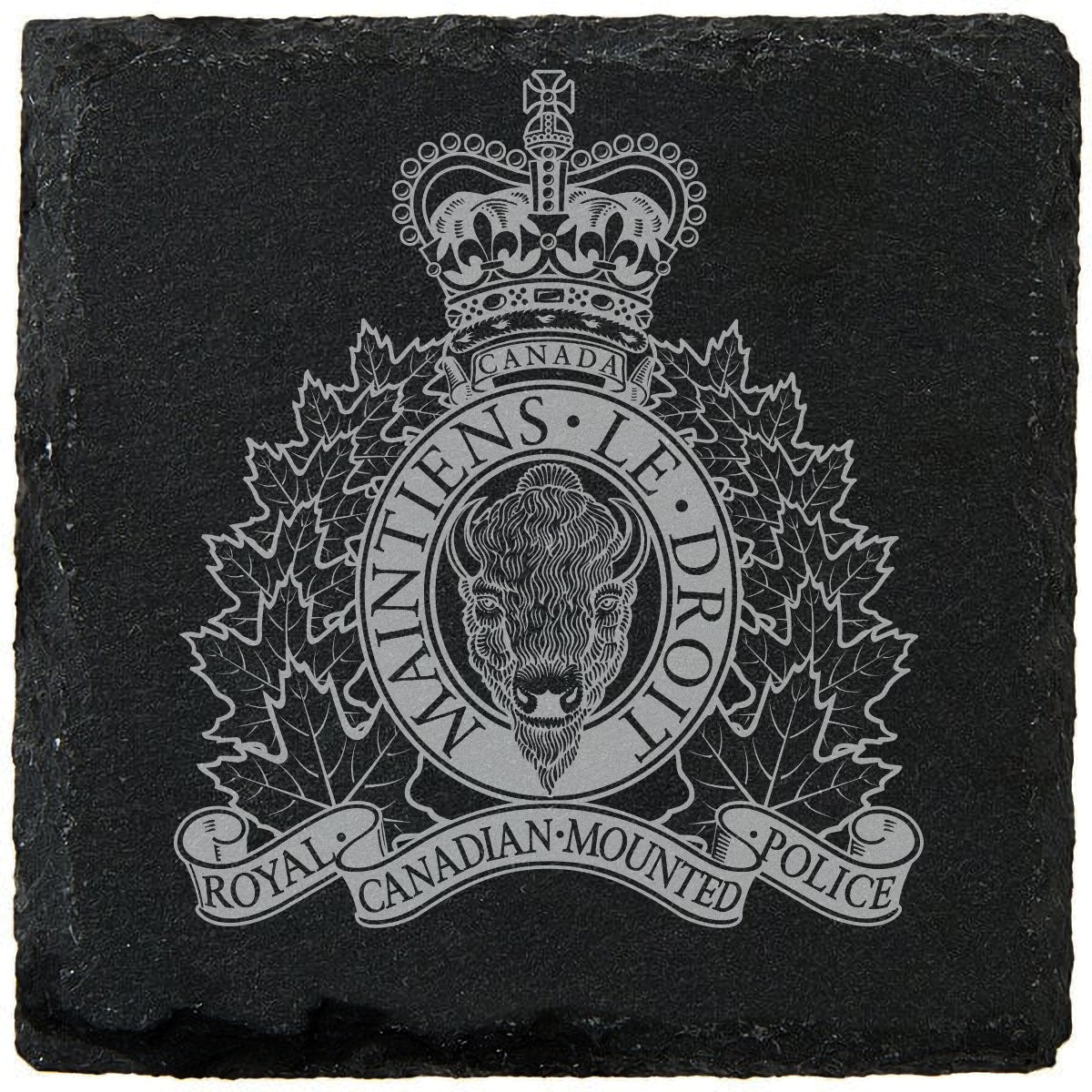 RCMP Crest Slate Coaster