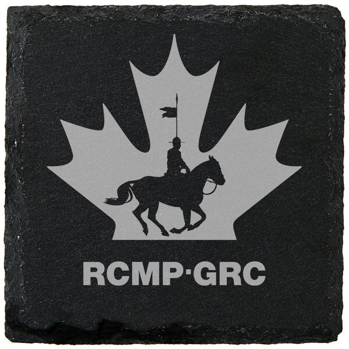 RCMP Rider Slate Coaster