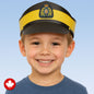 Cardboard Police Hats with RCMP Crest