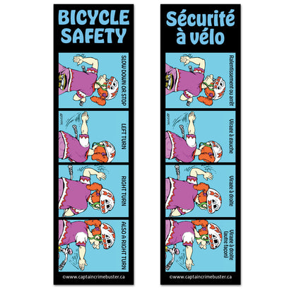 Bookmarks - Bicycle Safety (English and French)