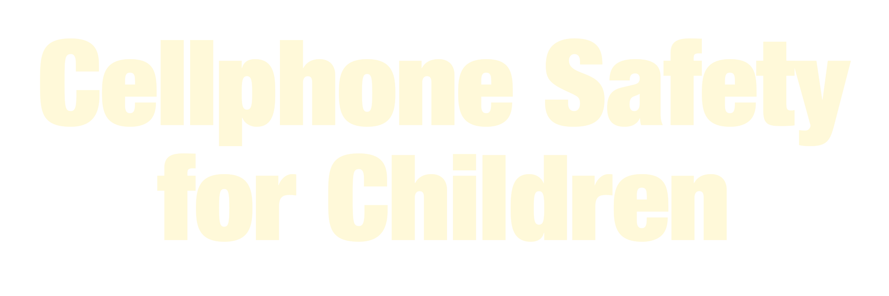 Cellphone Safety for Children